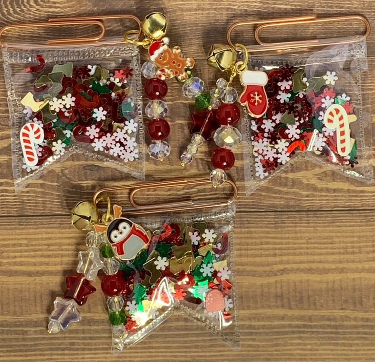 Christmas Sequin Paper Clips