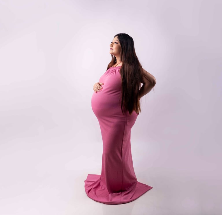 Beautiful maternity photoshoot of a pregnant mother by Xplory Sumon