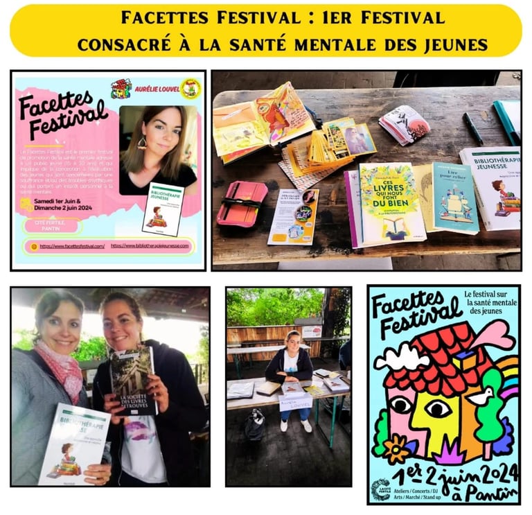 facettes festival santé mentale aurélie louvel Paris bibliothérapie