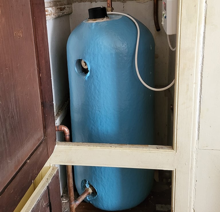 Emergency Plumber in Newquay Cornwall Copper Cylinder