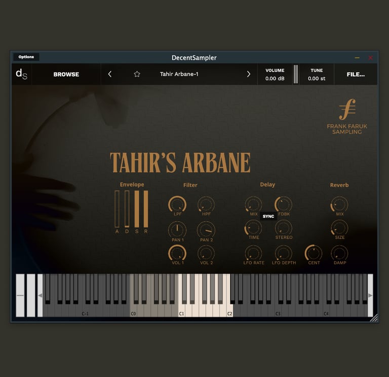 Decent Sampler UI interface