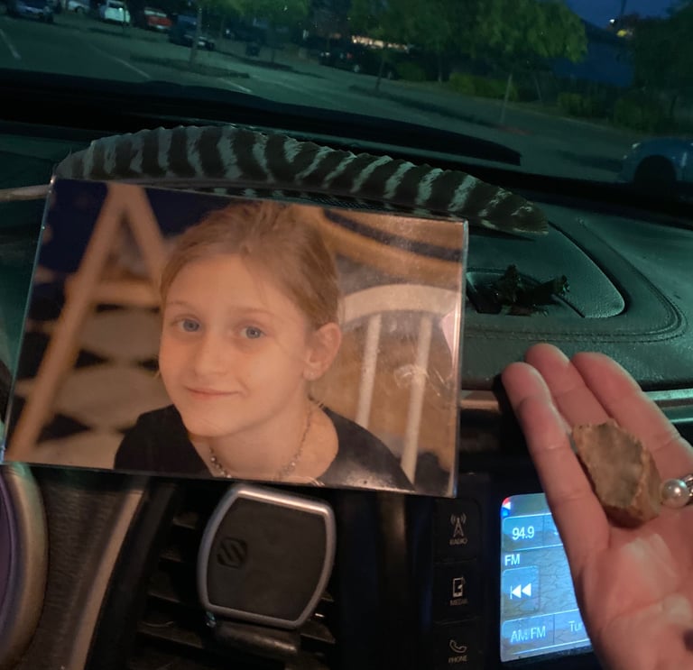 Zoe Falk I take her with me in spirit and pictures from New York to California