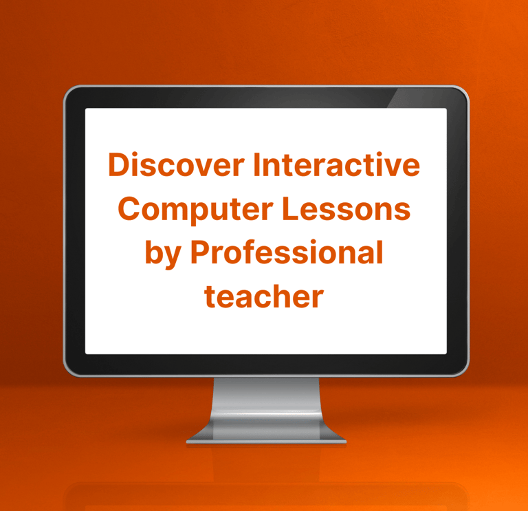 Discover Interactive Computer Lessons by Professional Teacher