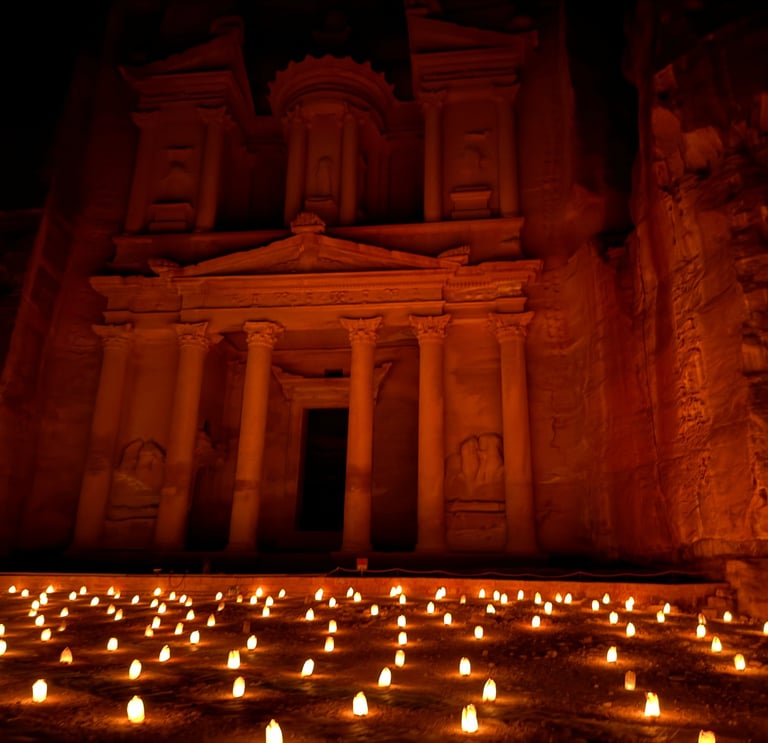 petra by night