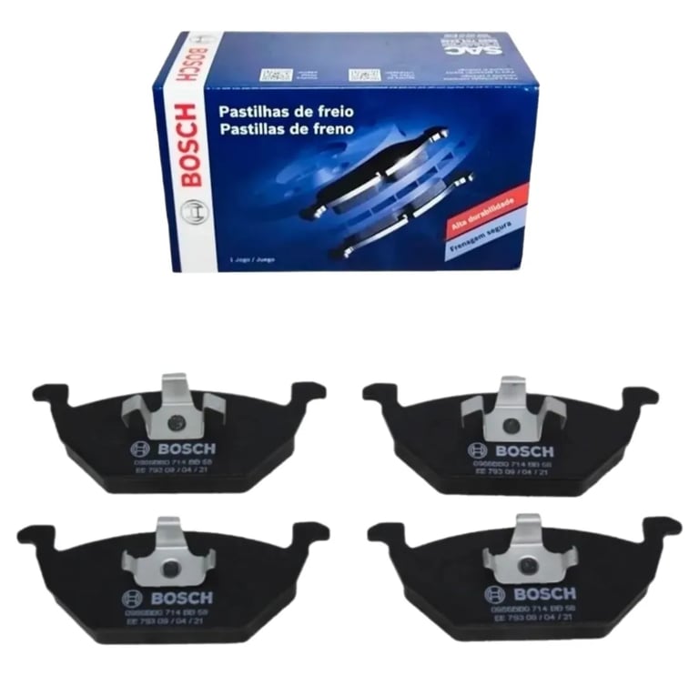 Pastilhas dianteiras Bosch Polo