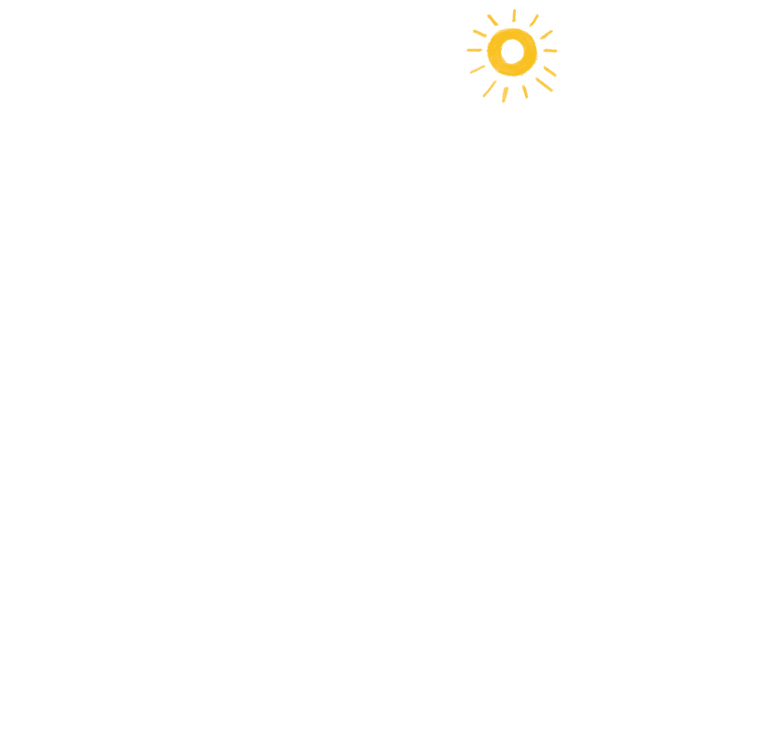 Graphic highlighting the generous outside space that the Orchard affords our flock