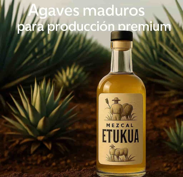 Plantas de agave en campo mostrando madurez óptima para cosecha