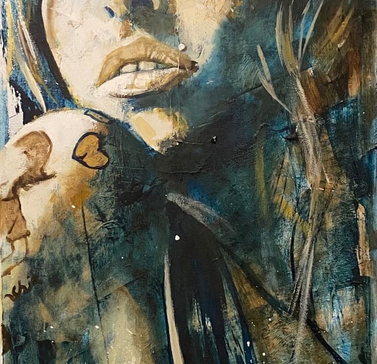 Amy Winehouse 120 x 40 cm