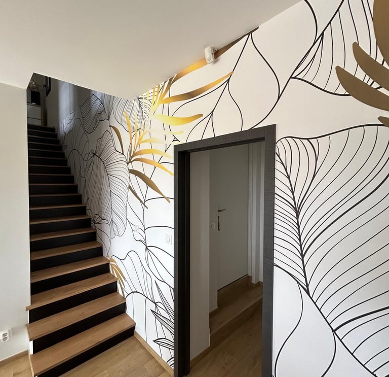 Peinture intérieure réalisée à Quincieux