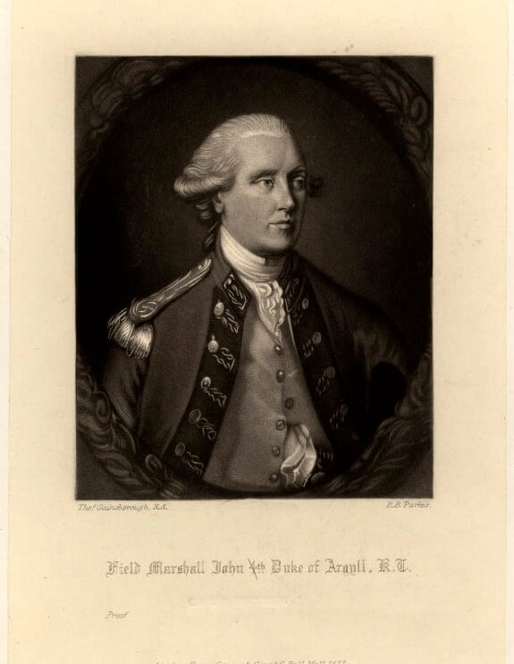 Field Marshal John Campbell, 5th Duke of Argyll