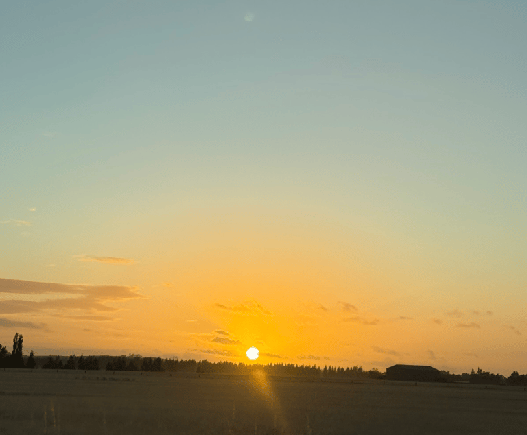 Golden Sunset in Queenstown