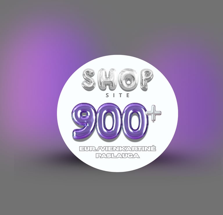 SHOP SITE elektroninės parduotuvės kūrimo paslauga nuo 900 €