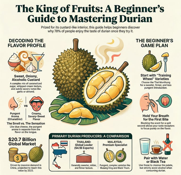 Durians is the King of Fruits