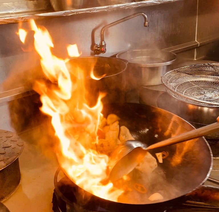 Exquisite technique Chinese Wok Fried 