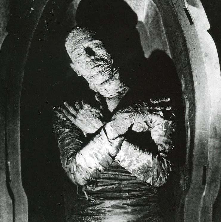 Boris Karloff as The Mummy