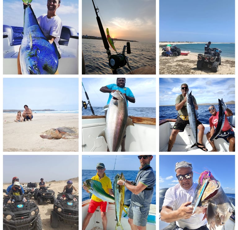Pesca noleggio quad isola di Maio Capo Verde