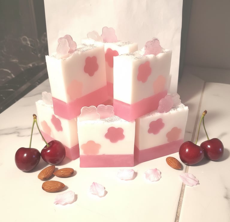 Handmade Cherry Almond Soap