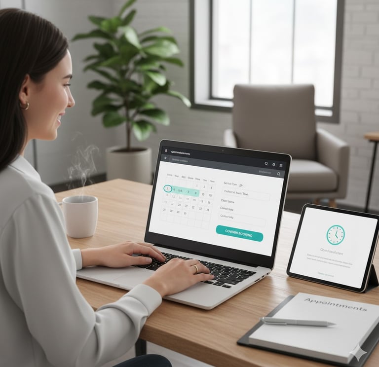design and development of appointment booking system by an engineer for doctors,dentists,consultants and other professionals