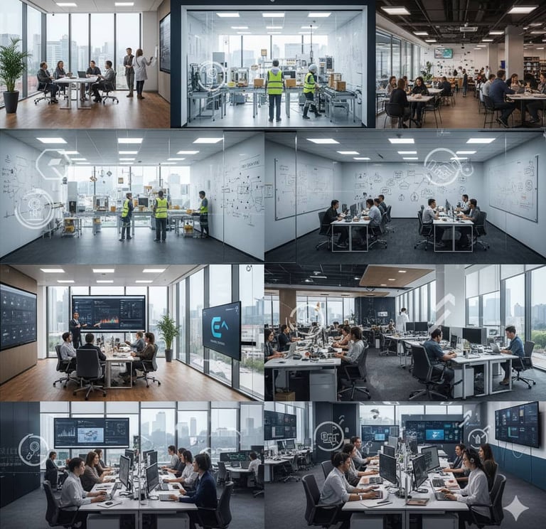 understanding and developing a software which can manage various company operations like customer data, inventory, HR, etc.