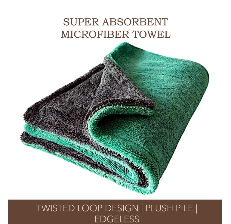1200 GSM microfiber towel