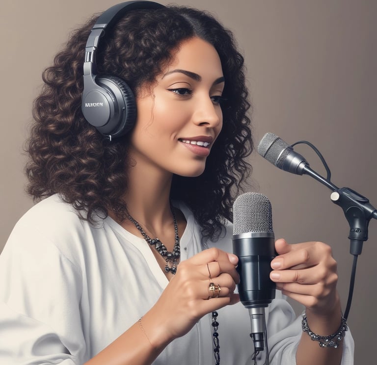 People gathered in prayer holding rosaries together