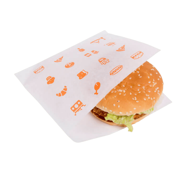 sobres de papel para hamburguesa 