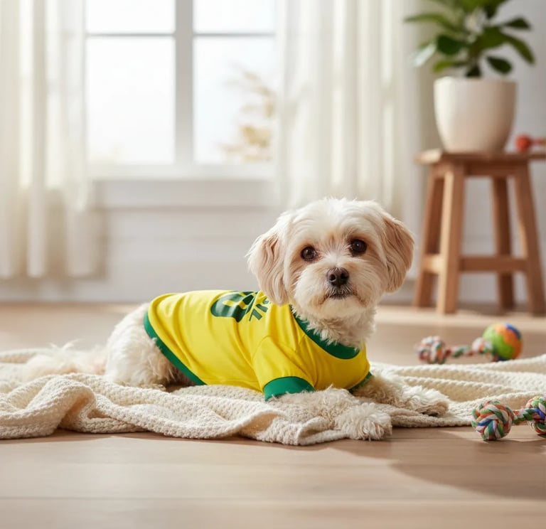 Roupinha Pet Brasil Camisa 10