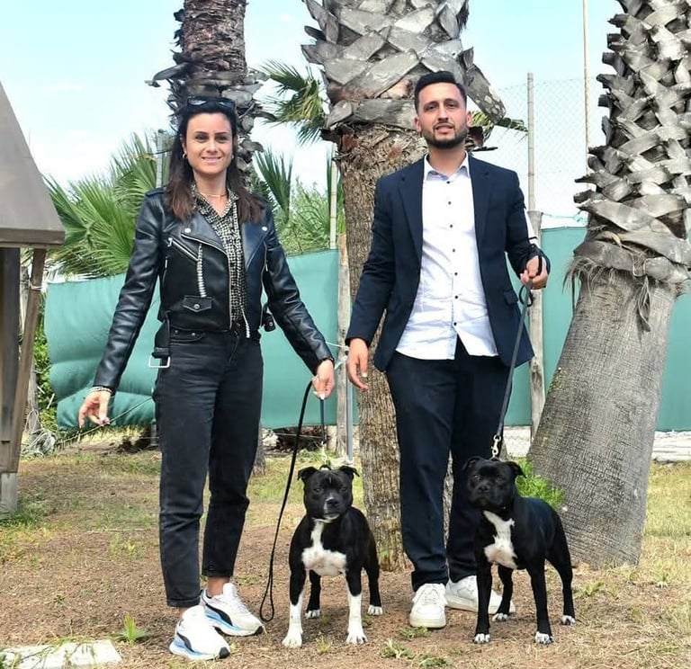 Grecalestaffs in expo Enci con Jin e Barbie