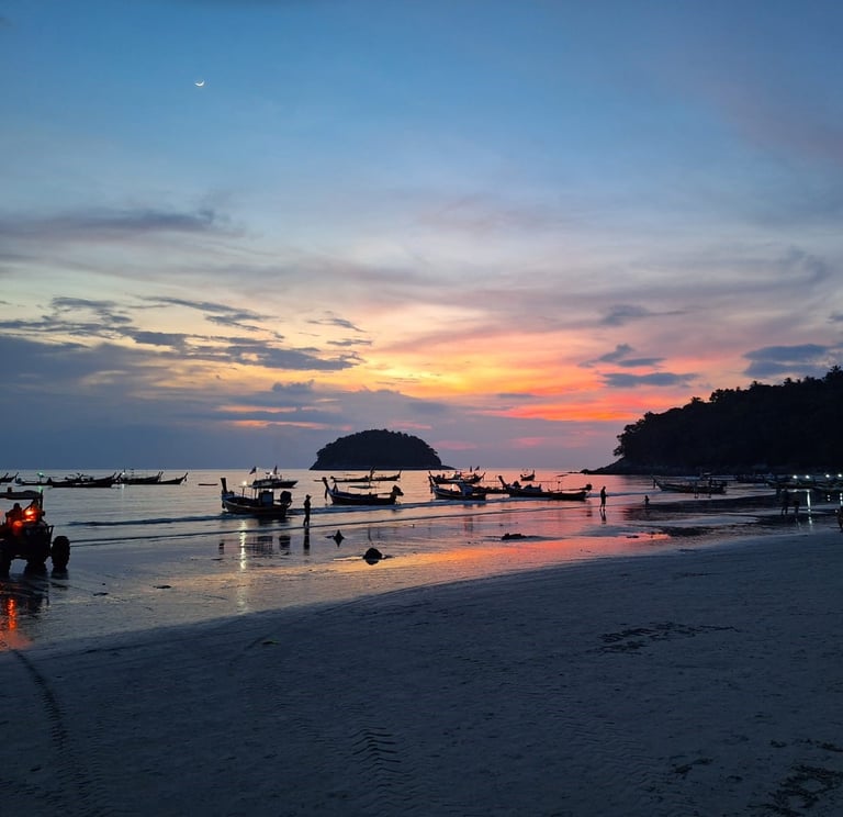 THAILAND PHUKET KATA BEACH SUNSET