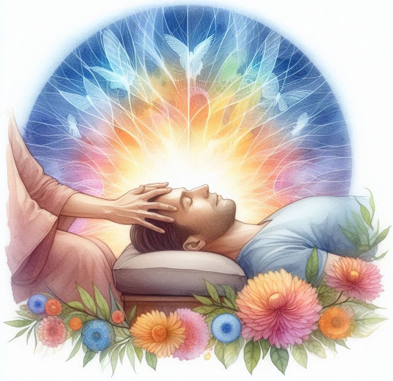soin LaHoChi relaxant 44 abbaretz nozay le Chemin de la Chouette apposition des mains