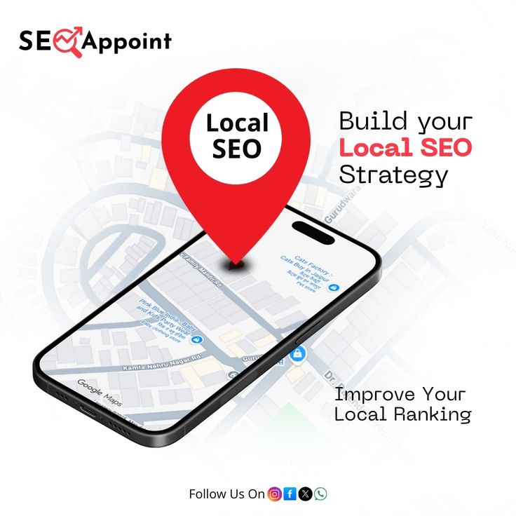 Local SEO strategy to improve local business rankings.