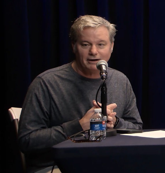 Terry White during a podcast interview.