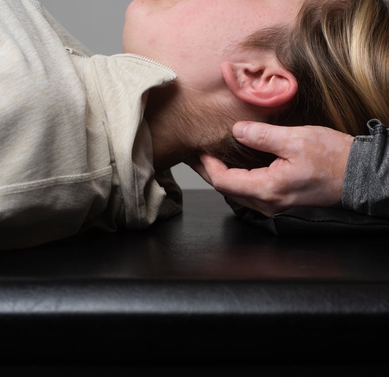 Treating the head snd neck for headaches and neck pain