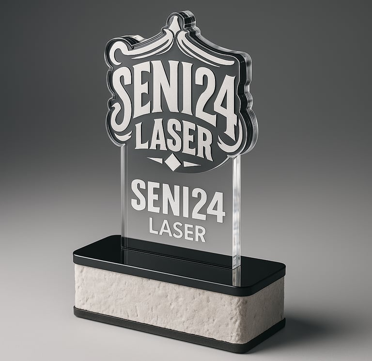 Trophée plexiglas personnalisé