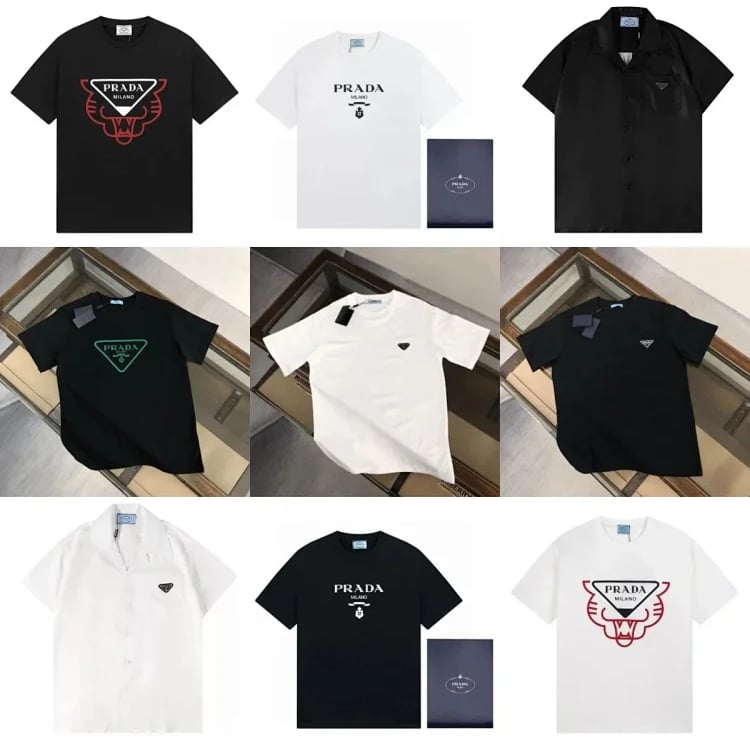 Oopbuy QC photo grid with designer t shirts and polo shirts