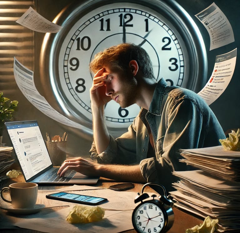 ciclo de procrastinação