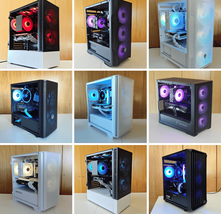 Exemplos de Computadores vendidos pela MKBuilds
