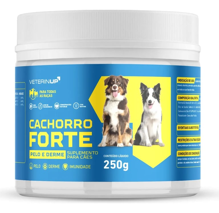 Suplemento para Cães Pele Saudável e Pelagem Brilhante
