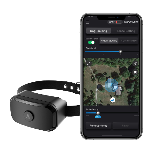 gps dog fence customizable boundary