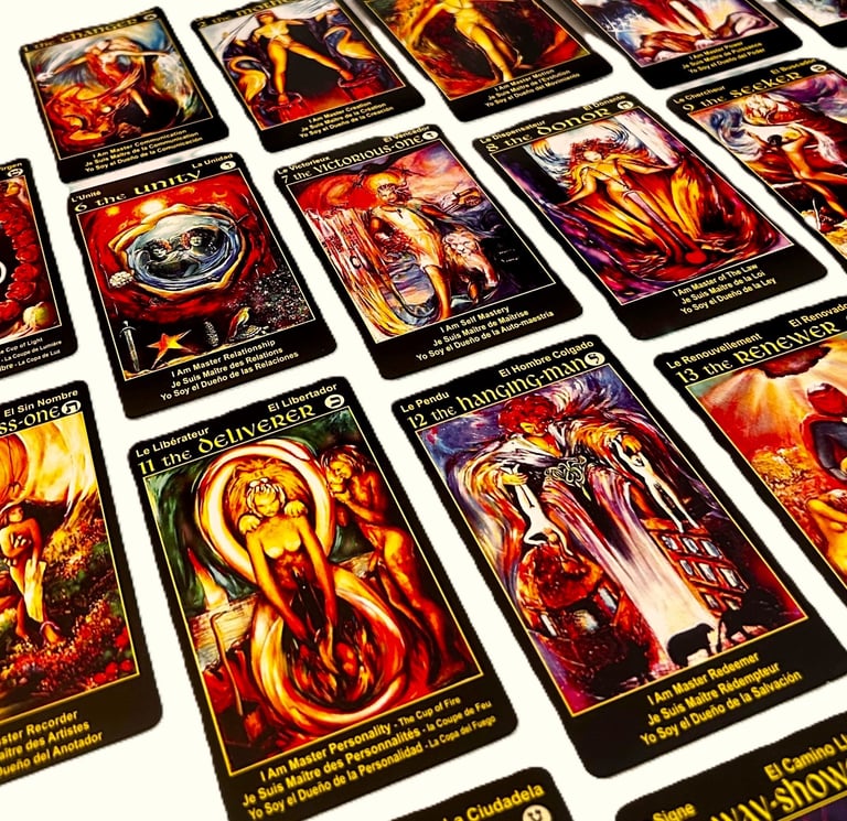 22 Major Arcana Tarot Cards A Grounded Tarot Guide for Beginners & Advanced I Am One Tarot Deck