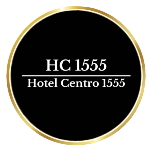 The logo of Hotel Centro 1555.