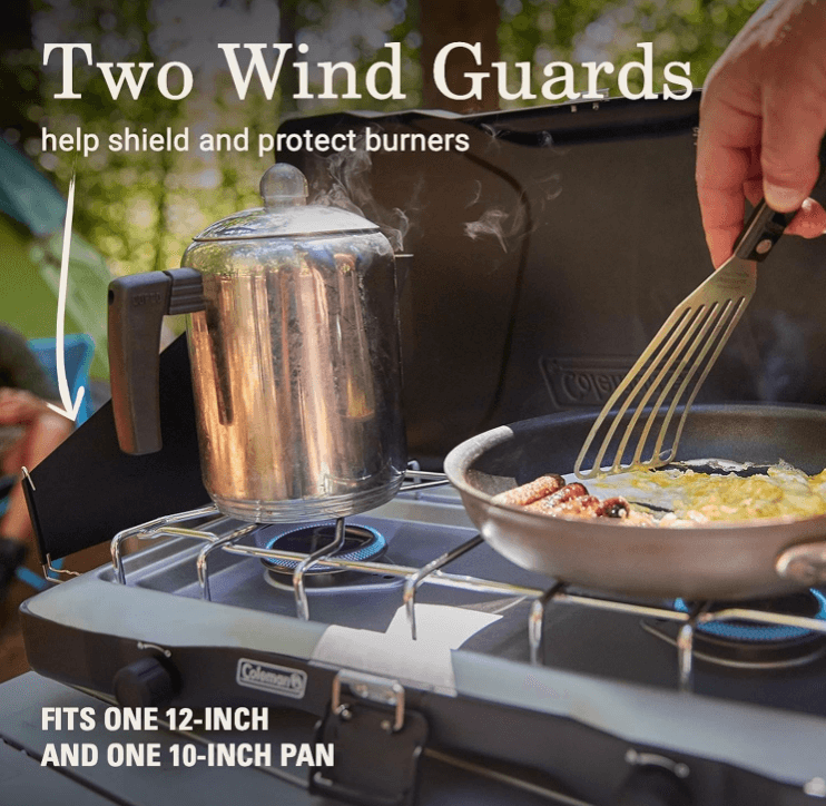 Coleman Classic Propane Stove for car camping cooking.