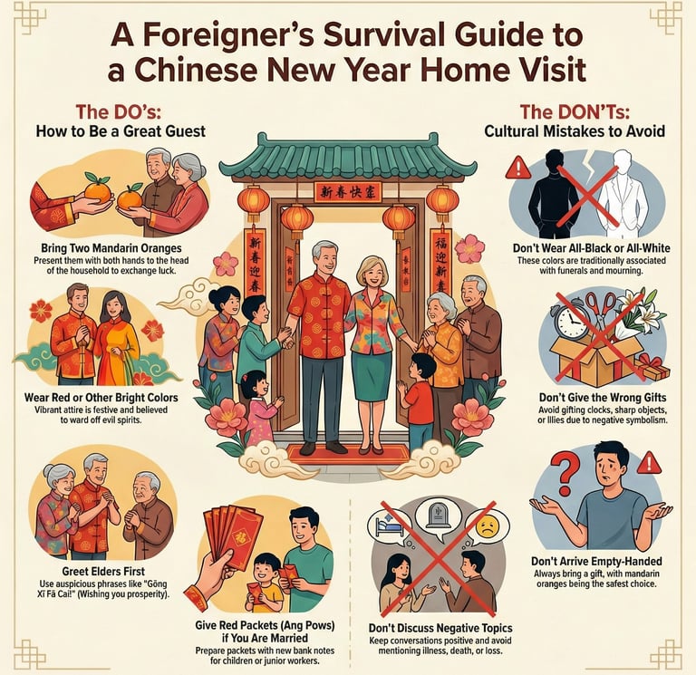 Visiting a Chinese home for CNY