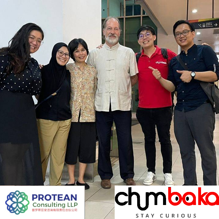 Combined Chumbaka Asia and Protean Consulting teams in Kota Kinabalu.