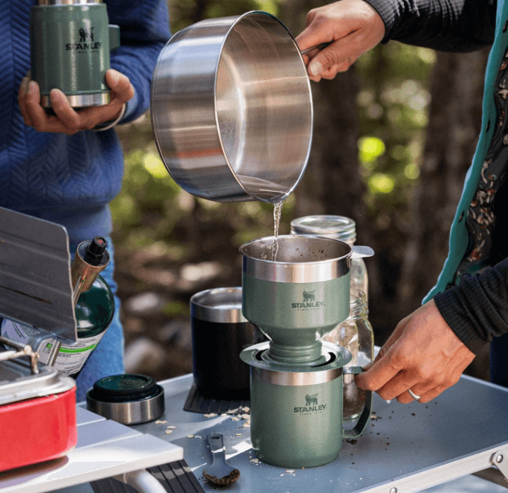 Stanley Pour Over Coffee Maker Set for delicious camp coffee