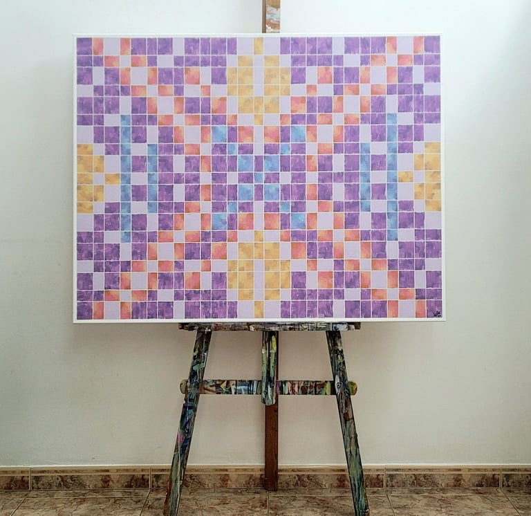 Composicion 440,en el caballete