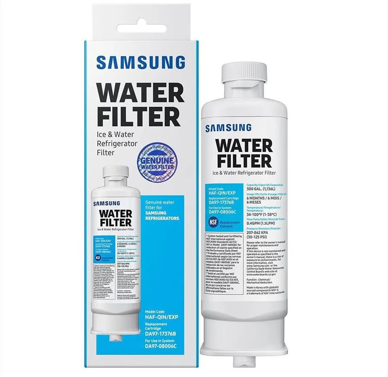 filtro de agua samsung