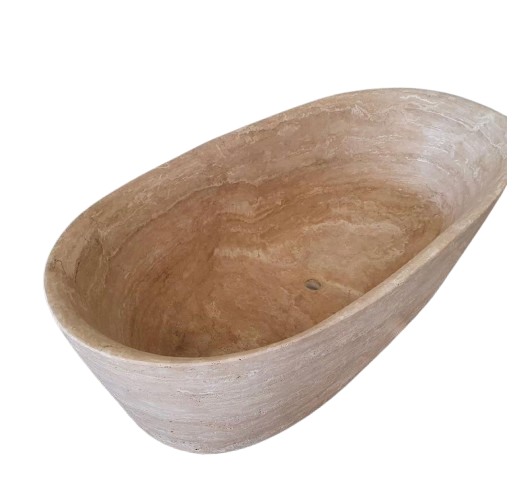 Natural stone bathtub, luxury stone bathtub Italy