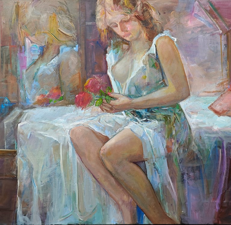 Obras sobre figura humana del artista Argi Girón / Works on human figure by artist Argi Girón