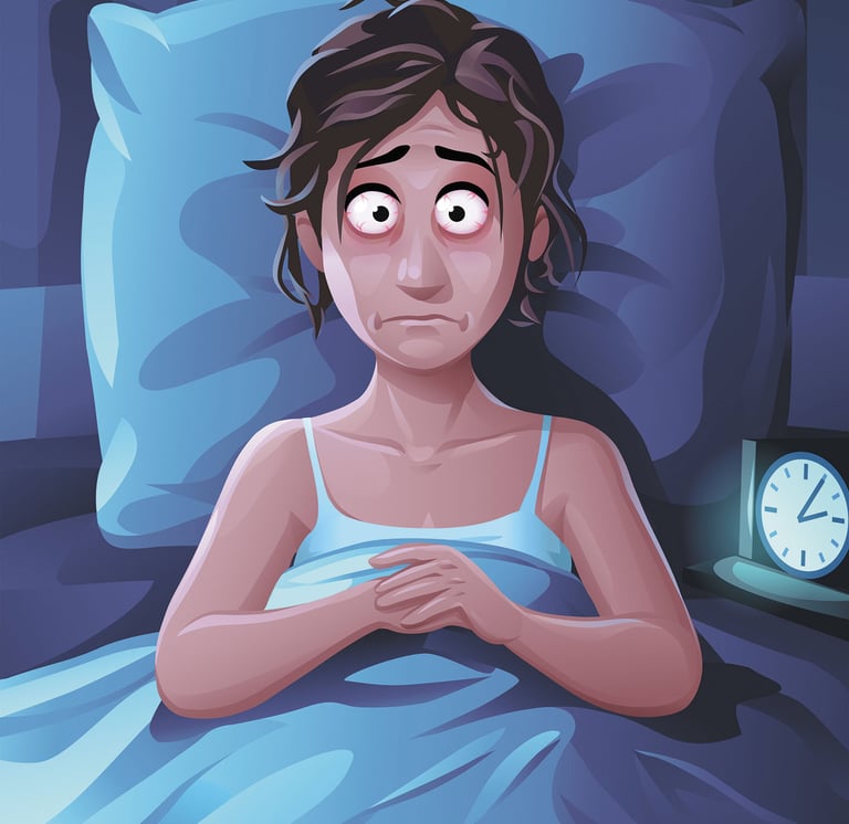 Sleep Insomnia Illustration-1